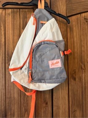 Austin Trading Co. Gray & Orange Sling Backpack